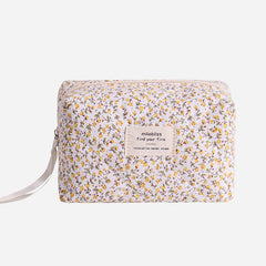 Cotton cosmetic bag